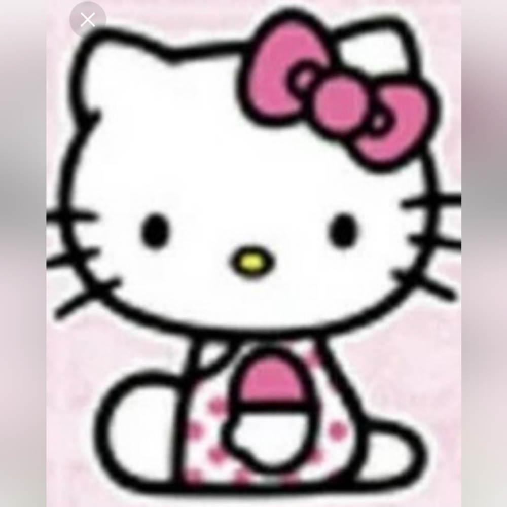 HELLO KITTY Moon Dangle Earrings for Women Kids stainless Ear wires NEW Sanrio - Picture 4 of 7